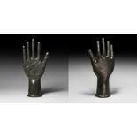 Roman Hand Signum Finial