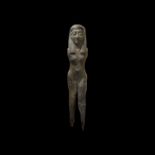 Egyptian Wooden Striding Figure