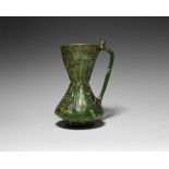 Islamic Green Glass Jug