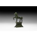 Roman Stepping Horse Statuette
