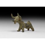 Western Asiatic Tethered Bull Statuette