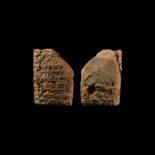 Western Asiatic Old Babylonian Cuneiform Tablet