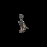 Greek Silver Harpy Statuette