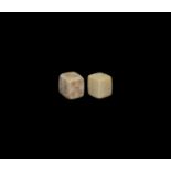 Roman Bone Dice Pair