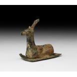 Western Asiatic Stag Figurine