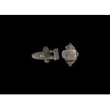 Islamic Ilkanid / Timurid Silver Ring with Inscription