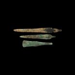 Western Asiatic Luristan Dagger and Adze Group