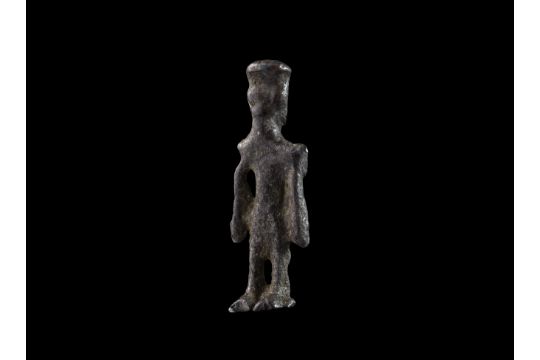 Phoenician Silver Figural Amulet