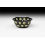 Western Asiatic Bowl with Inlaid Flowers