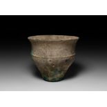 Large Western Asiatic Flared Cup with Ancient Repair