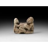 Egyptian Limestone Erotic Statuette