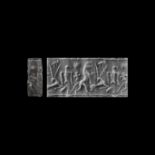 Western Asiatic Cylinder Seal with Stag