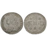 George II - 1745 D NONO - Halfcrown