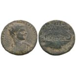 Elagabalus - Gadara - Galley Bronze