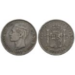 Spain - 1877 - 5 Pesetas