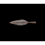 Iron Age Celtic Socketted Spearhead