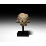 Pre-Columbian Ecuadorian Tolita Head