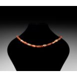 Roman Carnelian Bead String