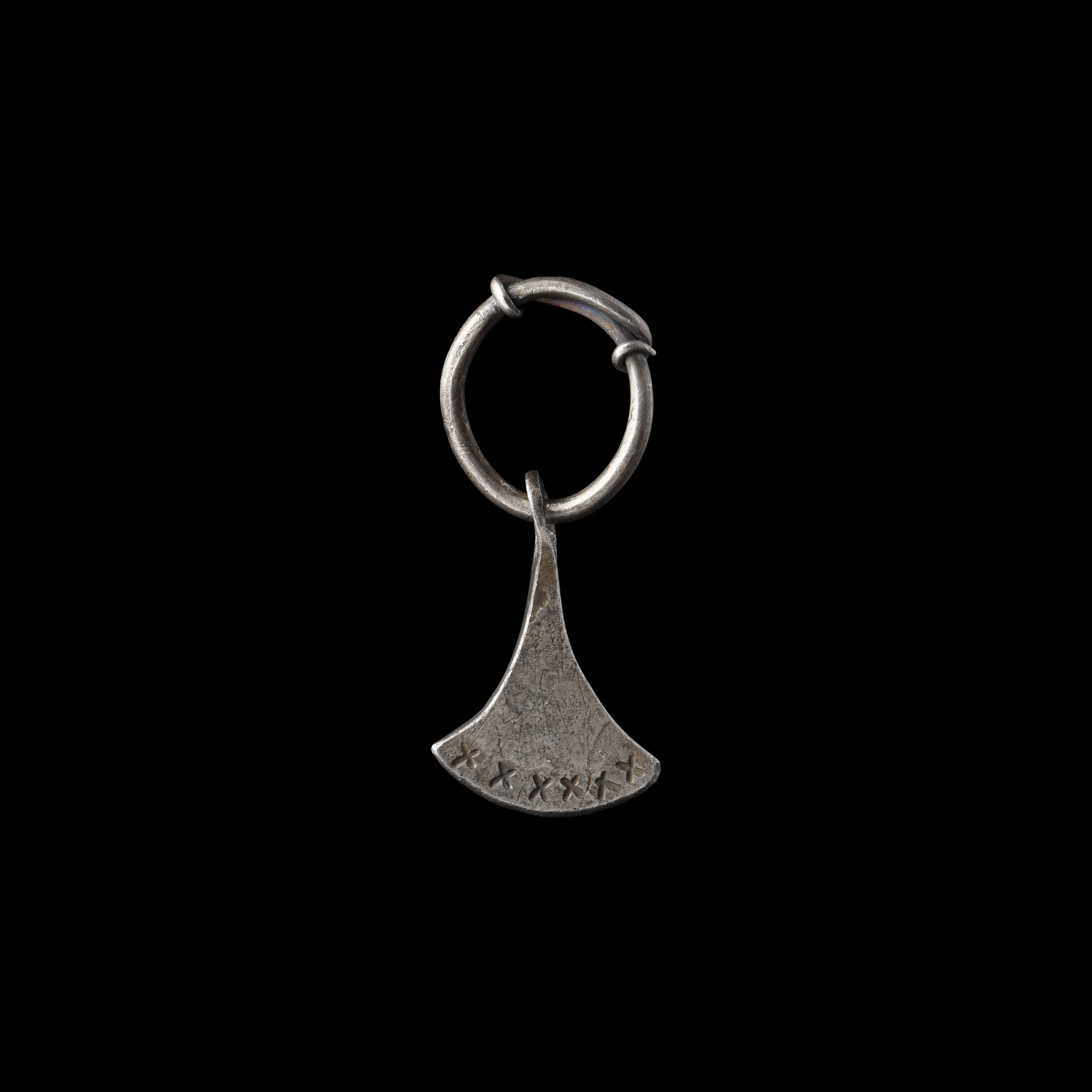 Viking Silver Axe Pendant