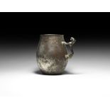 Parthian Silver Panther-Handled Cup