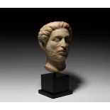 Roman Marble Head of a Nobleman