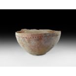 Bronze Age Holy Land Trans-Jordan Bowl with Lugs