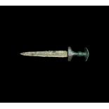 Western Asiatic Luristan Dagger with Heavy Hilt