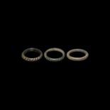 Iron Age Celtic Decorated Proto Ring Money Group