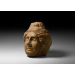 Roman Marble Head of a Lady