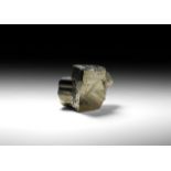 Iron Pyrites 'Fool's Gold' Crystal Display Block