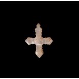 Victorian Nacre Cross Pendant