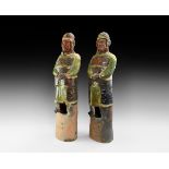 Chinese Song Military Figure Pair