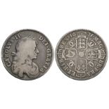 Charles II - 1671 V TERTIO - Halfcrown