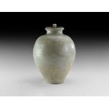 Chinese Tang Ceramic Whiteware Jar