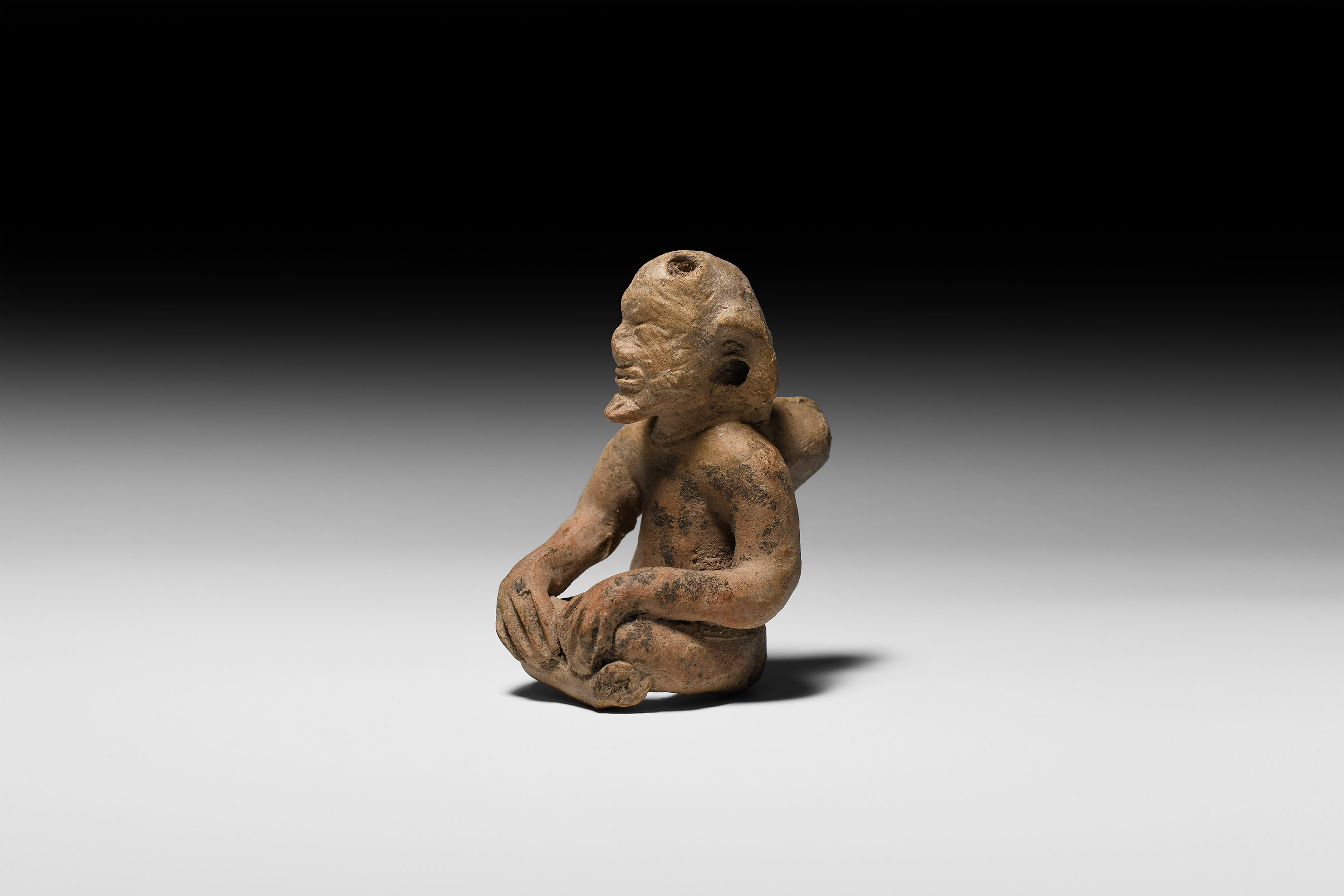 Pre-Columbian Seated Terracotta Figure