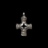 Medieval Silver Cross Pendant