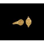 Elizabethan Gold Heraldic Signet Ring