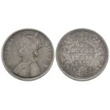 India - Victoria - 1862 - Rupee