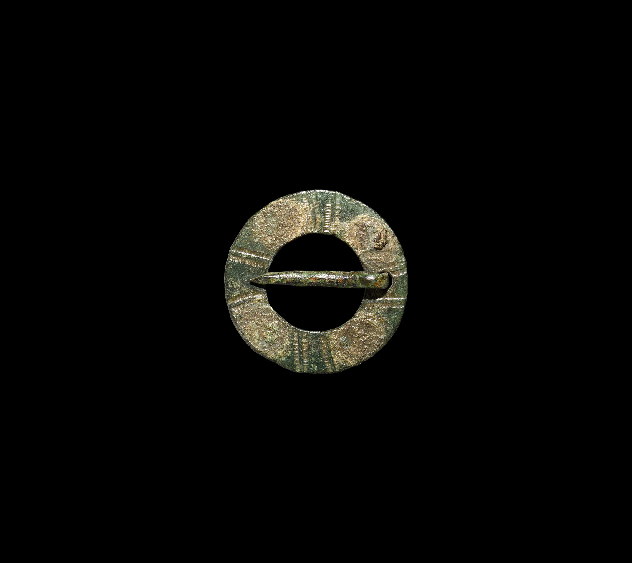 Medieval Inscribed Ring Brooch