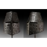 Medieval German Great Helm