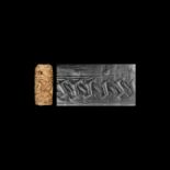 Western Asiatic Cylinder Seal with Animals