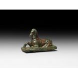 Roman Reclining Horse Statute