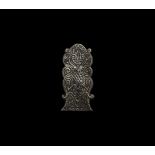 Viking Silver Zoomorphic Belt Plate