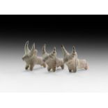 Indus Valley Painted Votive Bull Group
