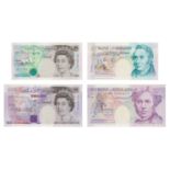 BoE - 1990-1992 Issue - £5 & £20 Matching Nrs Pair