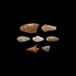 Stone Age British Arrowhead Collection