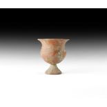 Roman Redware Goblet