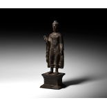 Indian Standing Buddha Statuette