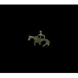 Viking Horse and Rider Amulet