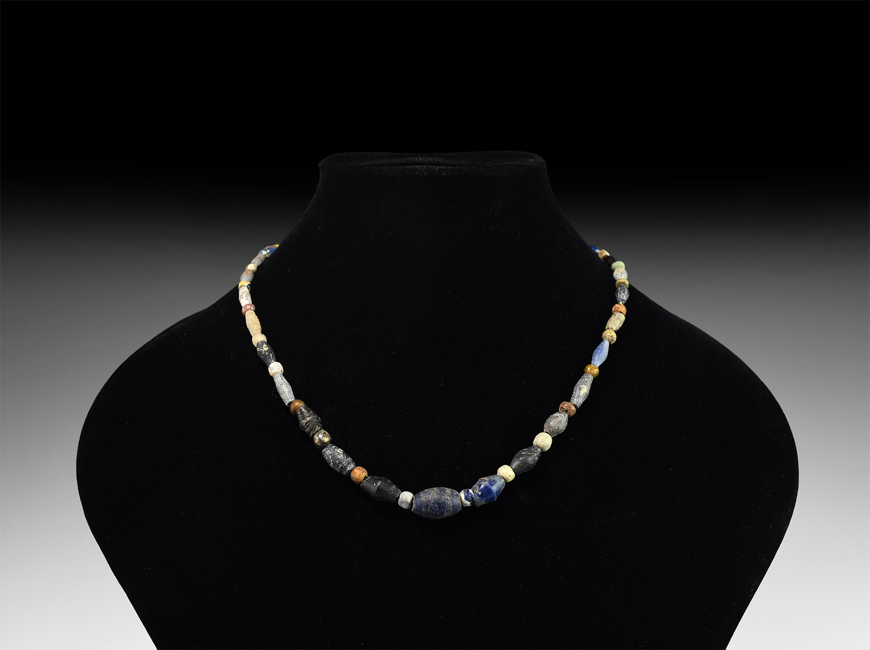 Roman Mixed Glass Bead Necklace Group